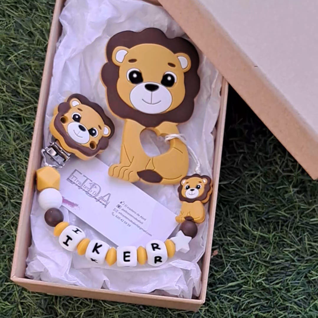 Pack chupetero y mordedor "El Rey León"