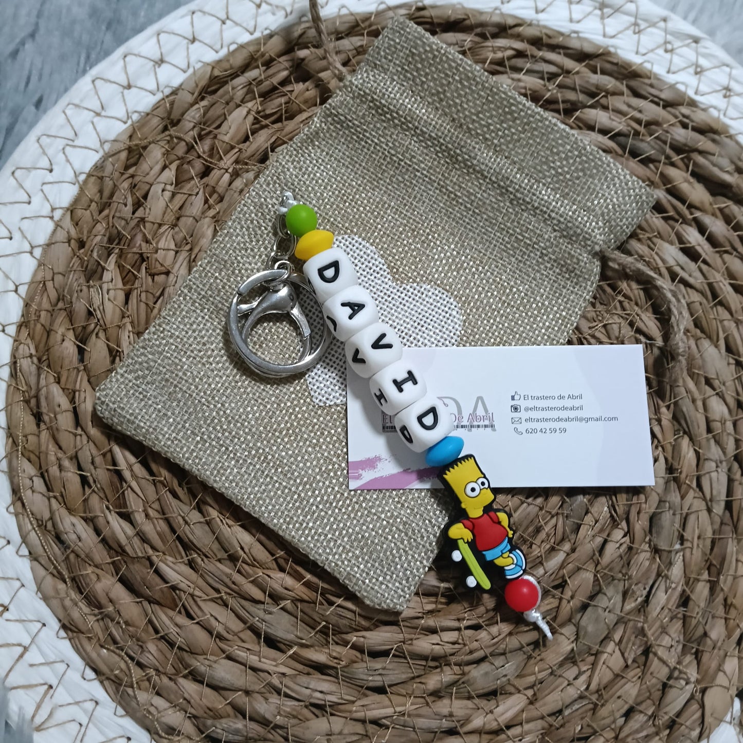 Llavero Bart