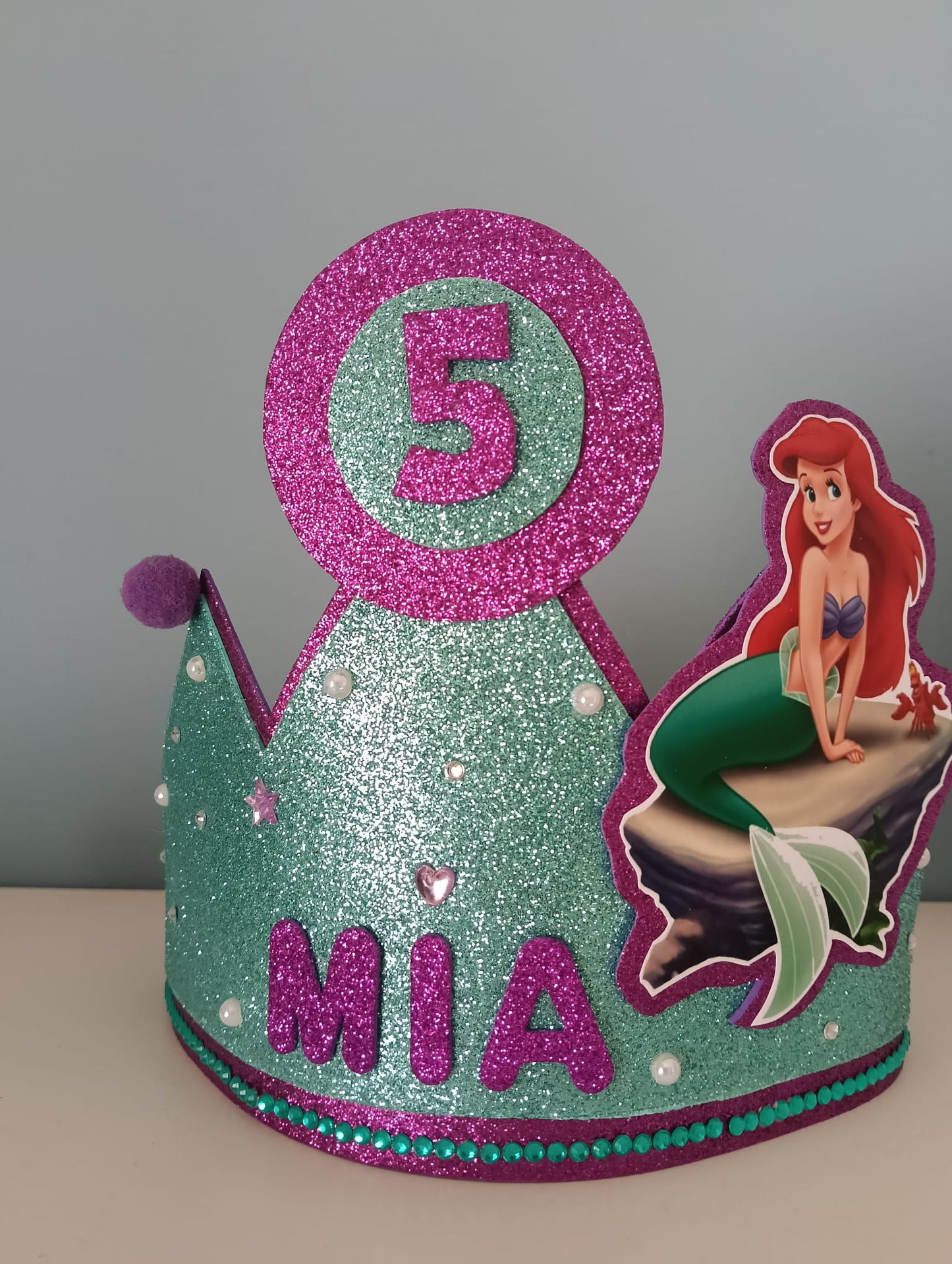 Pack corona+ camisita "La Sirenita"