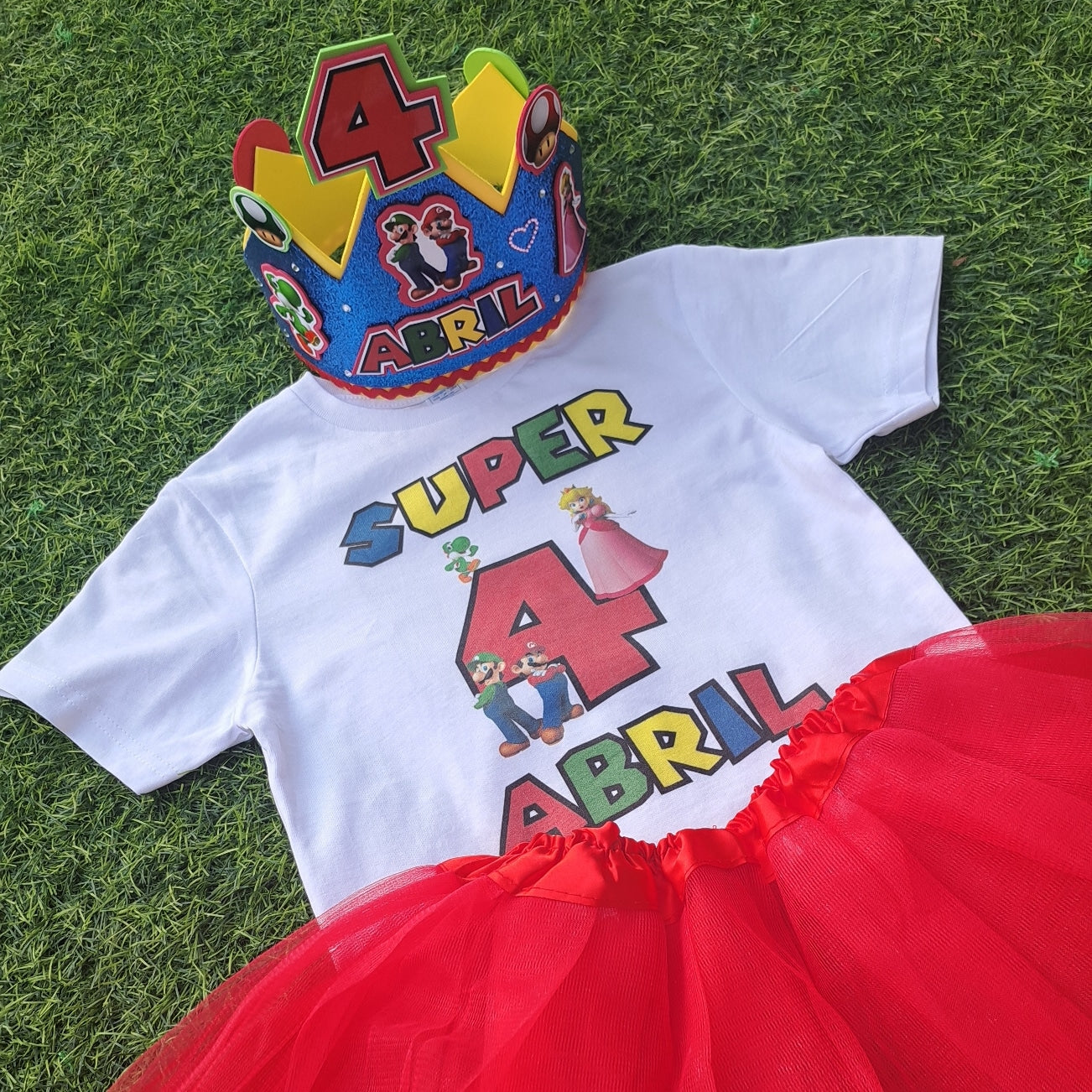 Corona + camiseta + tutú