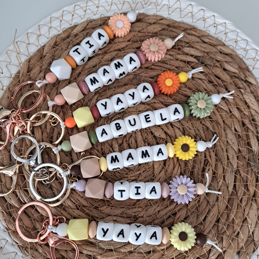 Llavero Familia flor